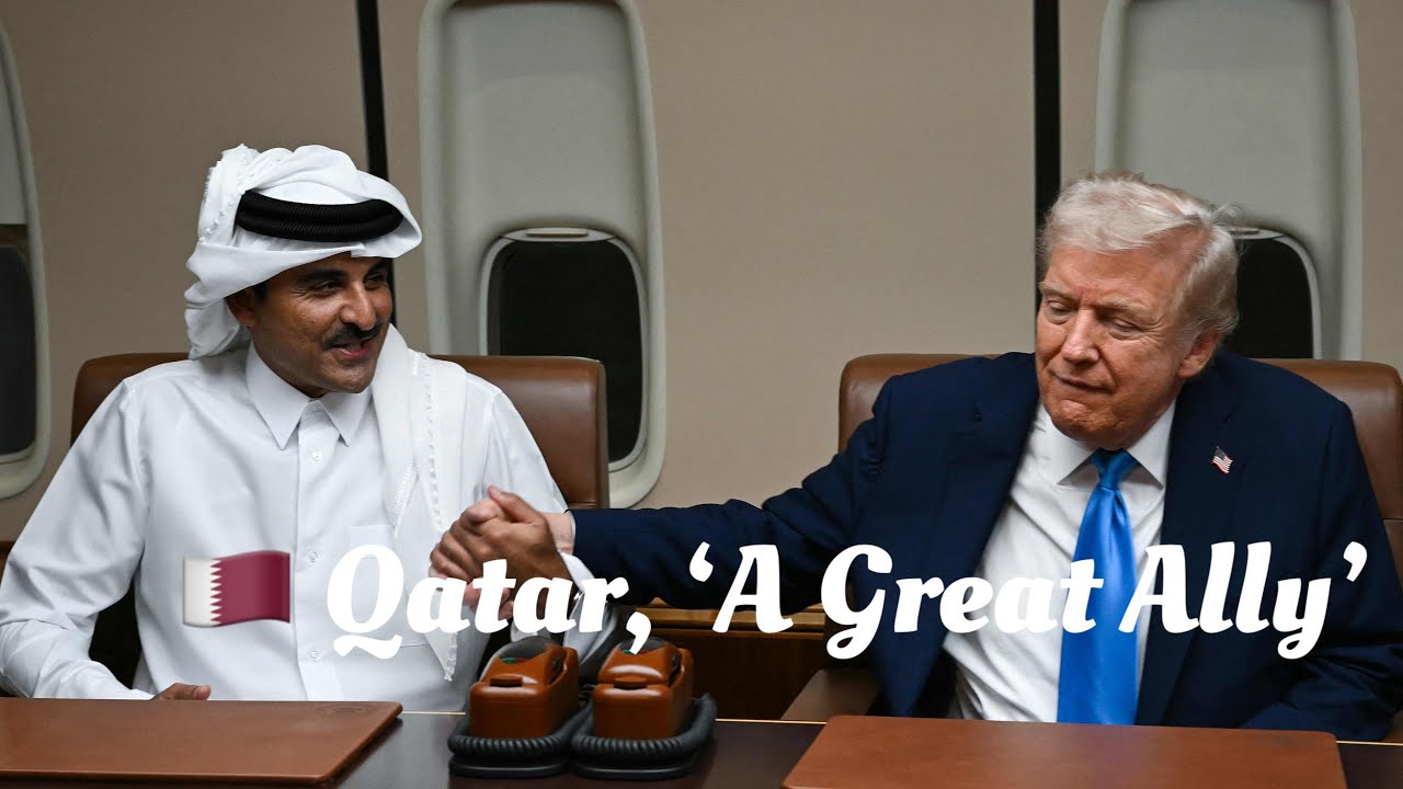 Трамп встречается с эмиром Катара на борту Air Force One и называет страну Персидского залива &laquo;ве...