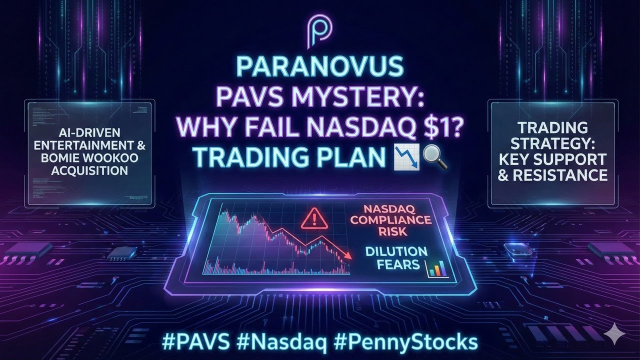 [Fullver] Загадка Paranovus PAVS: Почему Nasdaq 1 провалился? Торговый план 📉🔍