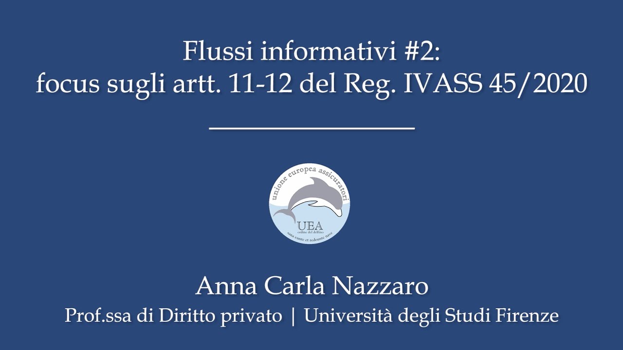 Flussi informativi #2: focus sugli artt.11-12 del Reg. IVASS 45/2020