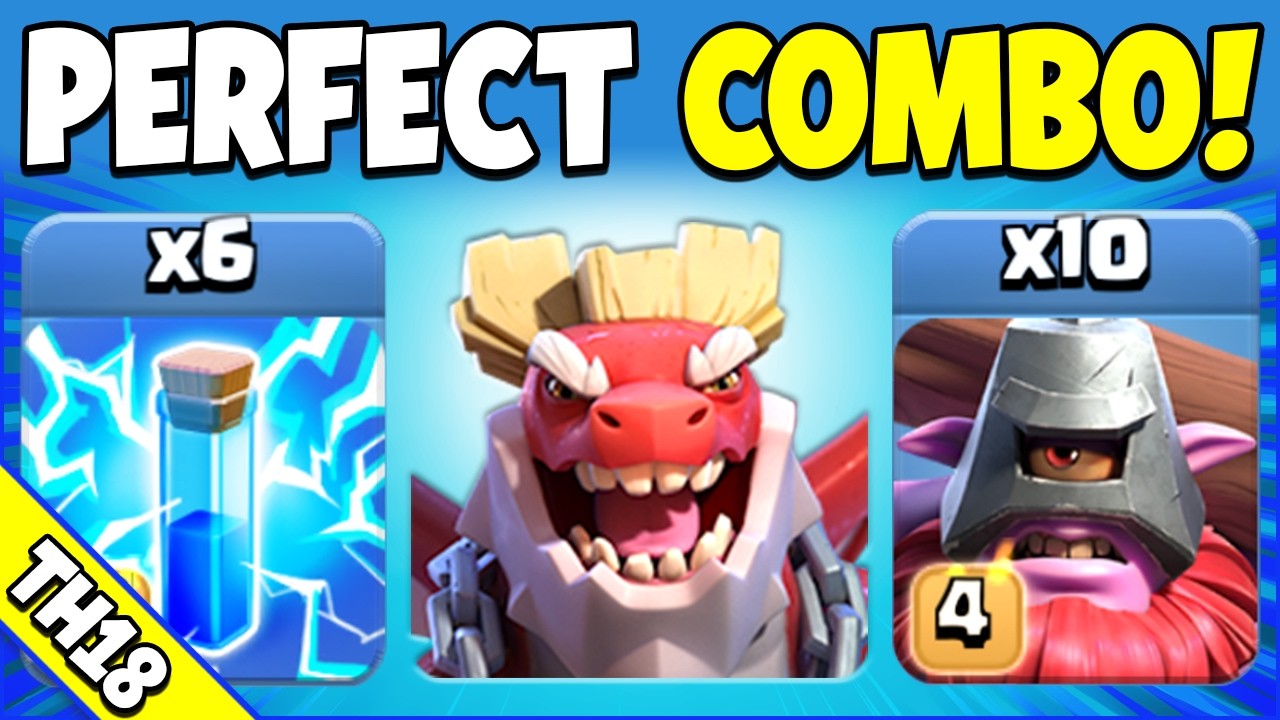 Dragon Duke + Throwers są NIEPOWSTRZYMANI! Najlepsza strategia ataku TH18 (Clash of Clans)