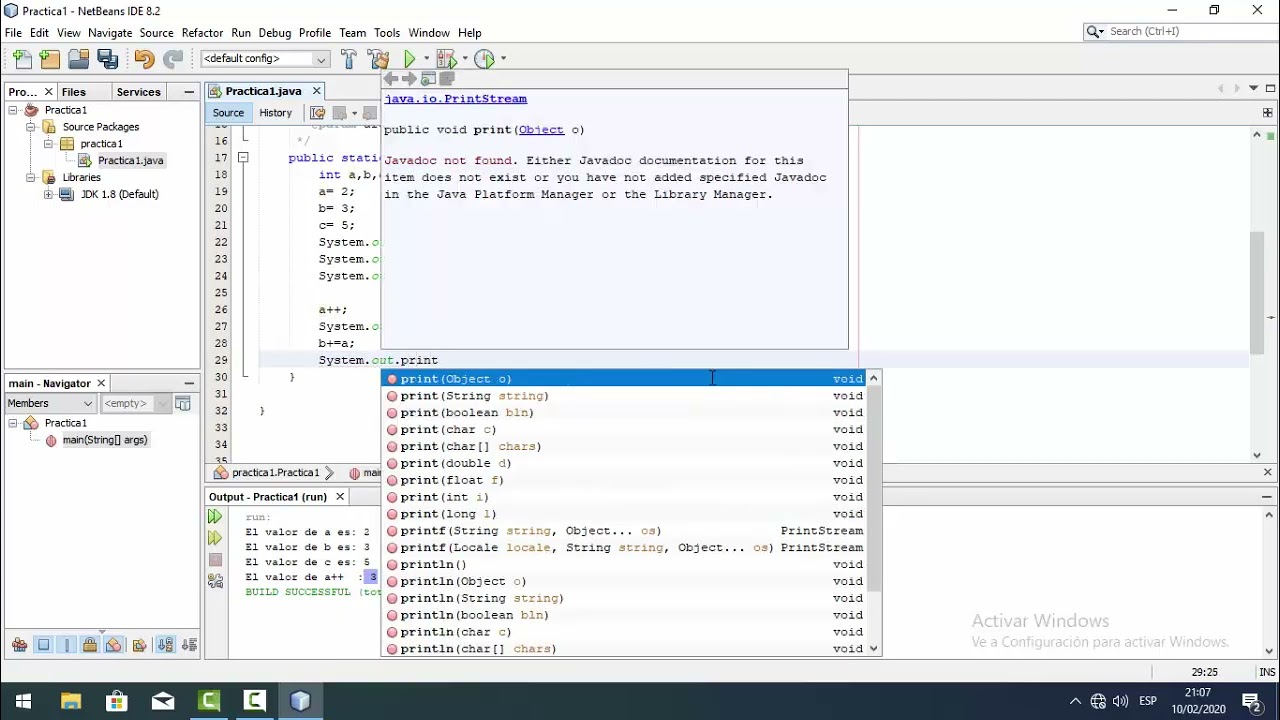 Java con NetBeans - 01 Variables