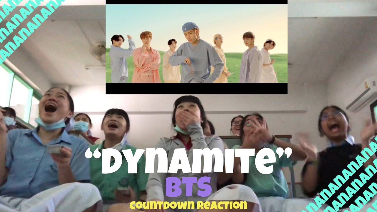 BTS(방탄소년단) ‘Dynamite’ Official MV / thai reaction+เสียงดังมะไหว หัวใจจะระเบิด💜💿