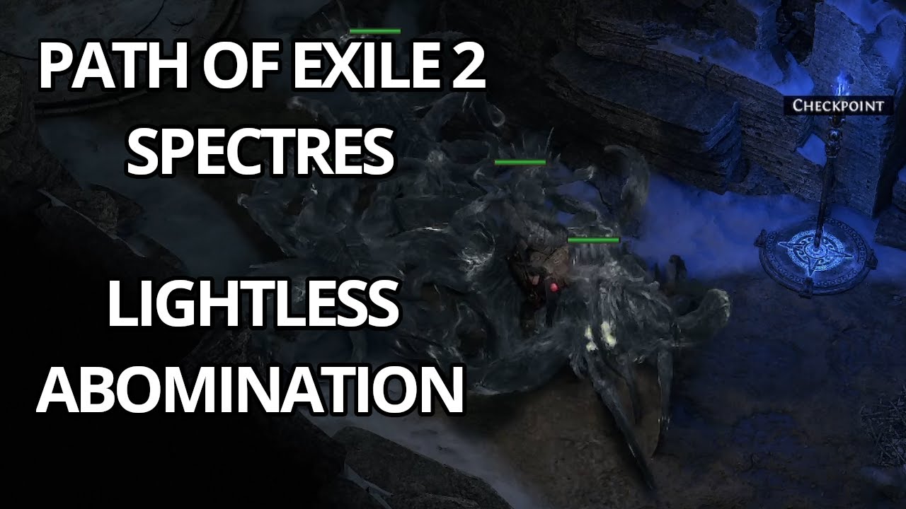 Path Of Exile 2 Spectres 0.3.0 Lightless Abomination - Ranged Caster