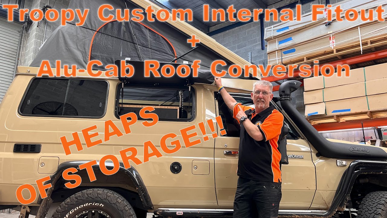 Troopy with Custom Internal Fitout & Alucab Roof Conversion