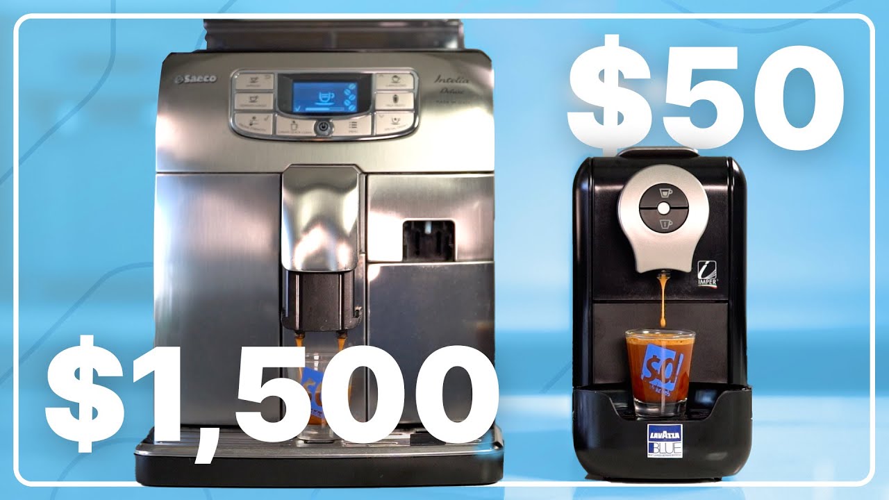 Saeco Intelia Deluxe vs Lavazza Blue Espresso Machine (Comparison & Review)