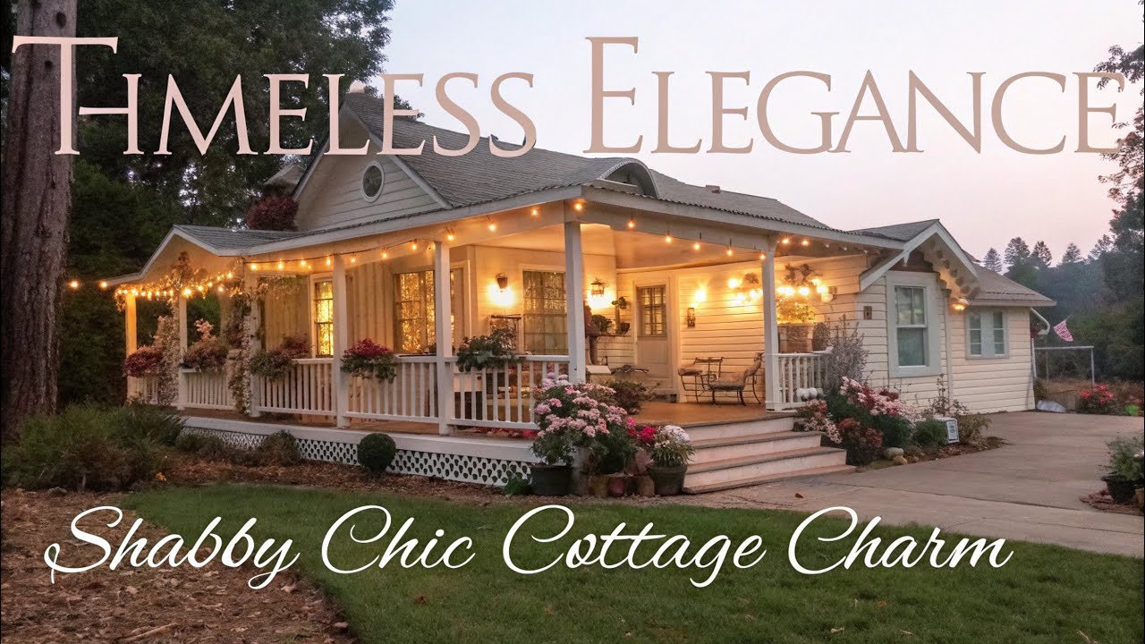 Timeless Elegance: A Shabby Chic Country Cottage for Every Season