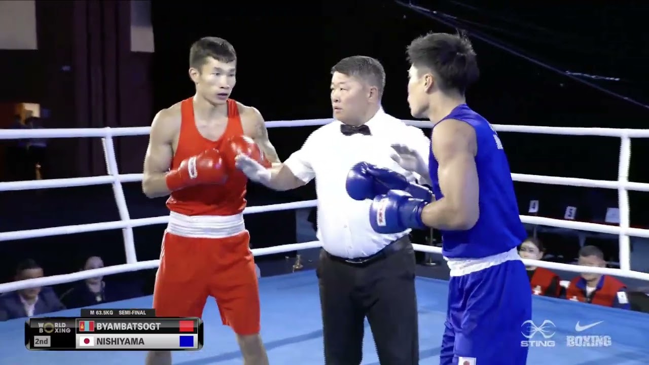Shion Nishiyama (JPN) vs. Tuguldur Byambatsogt (MGL) World Boxing Cup Ulaanbaatar 2024 SF's (63kg)