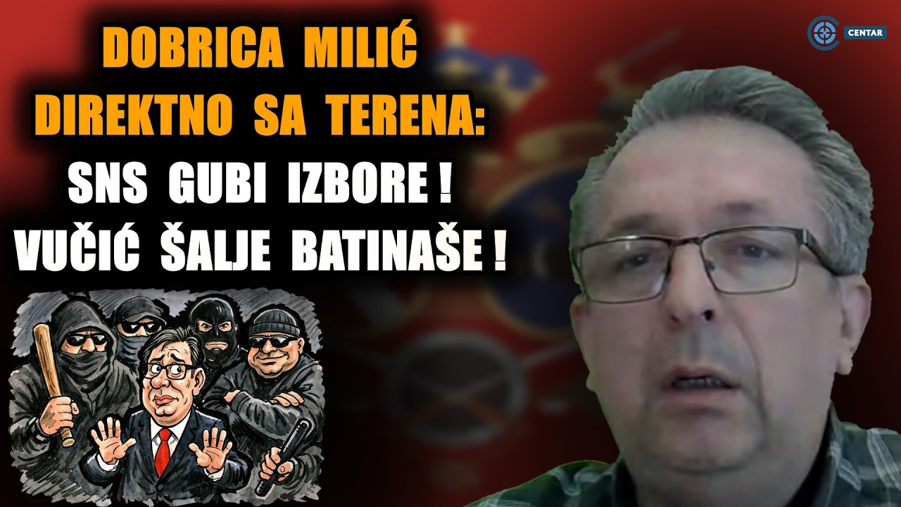 Vučić uvodi vanredno stanje! Dobrica Milić sa terena: Studenti i narod  protiv Vučićevih batina&scaron;a!