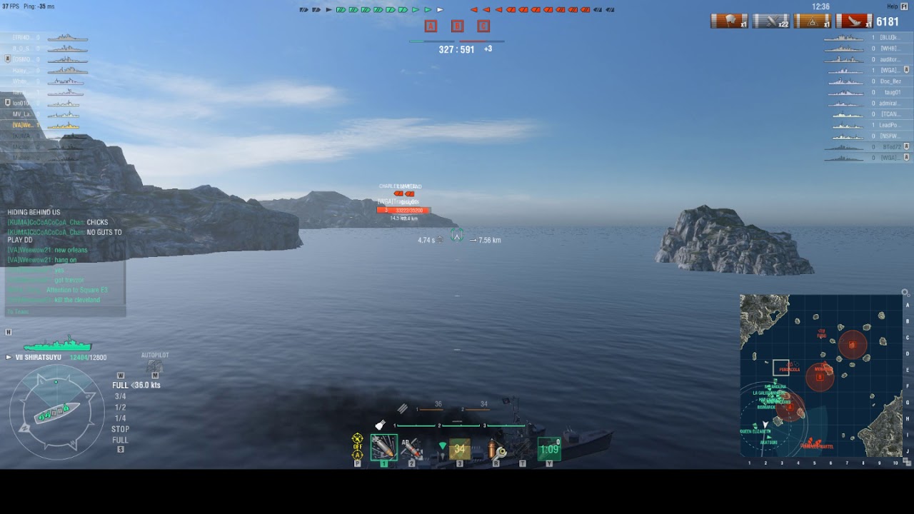World Of Warships-A Tough Defeat To Bear - ft. [WGA]Trevzor, [WGA]TragicLoss