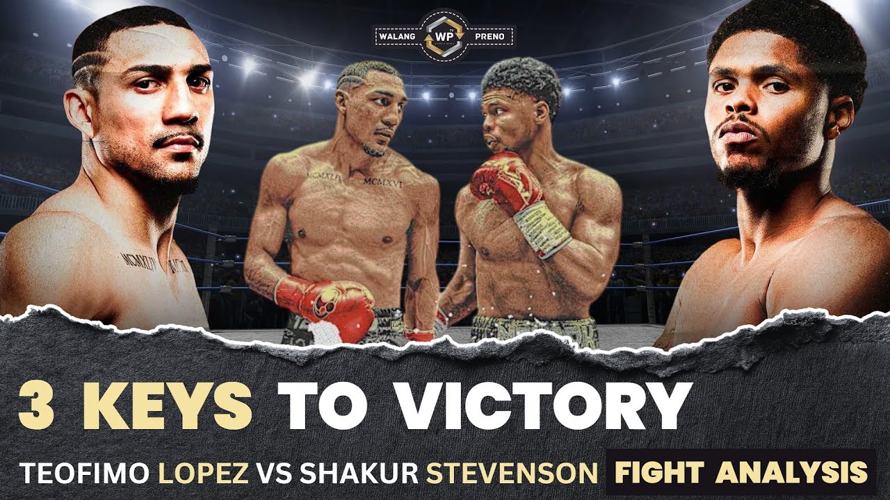 Fight Analysis: Teofimo Lopez vs Shakur Stevenson 3 Keys to Victory | Alamin  ang mga SUSI sa PANALO