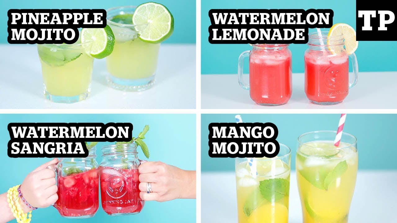 4 easy summer cocktails (and kid-friendly mocktails)