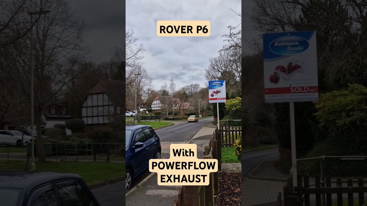ROVER P6 2000TC WITH POWERFLOW EXHAUST #shorts #shortvideo #automobile #youtubeshorts