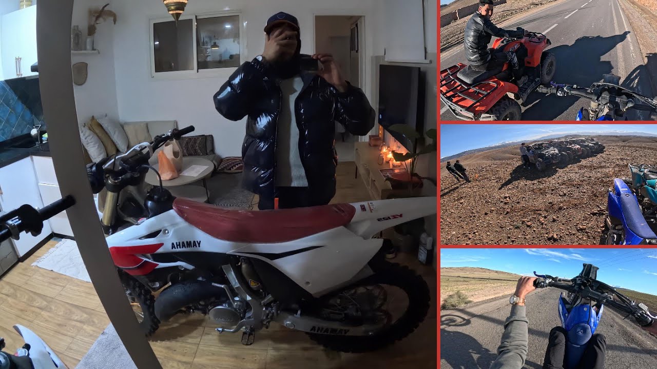 BikelifeMocro🇲🇦 EP: 04 450 yzf en barode🔥wheeling🏄‍♂️