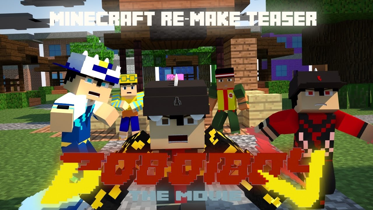BoBoiBoy: The Movie Teaser (Minecraft Re-make animation)