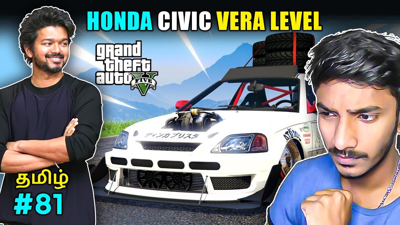 GTA 5 Tamil | Honda Civic | Most awaited | Tamil Commentary | Sharp Tamil Gaming