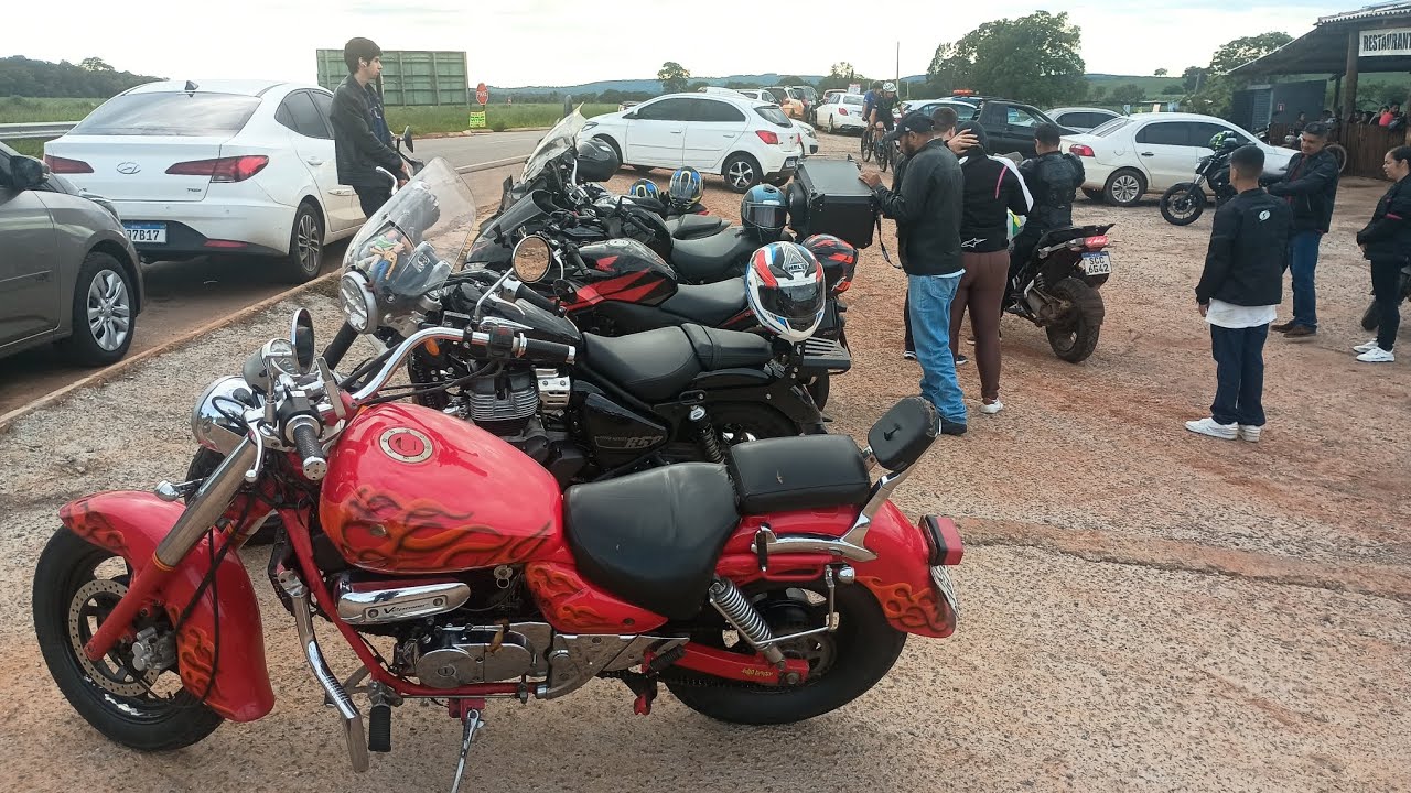 Café Da Madrugada no trevo de Goianápolis, o ponto de encontro dos ciclistas e motociclistas #viral 