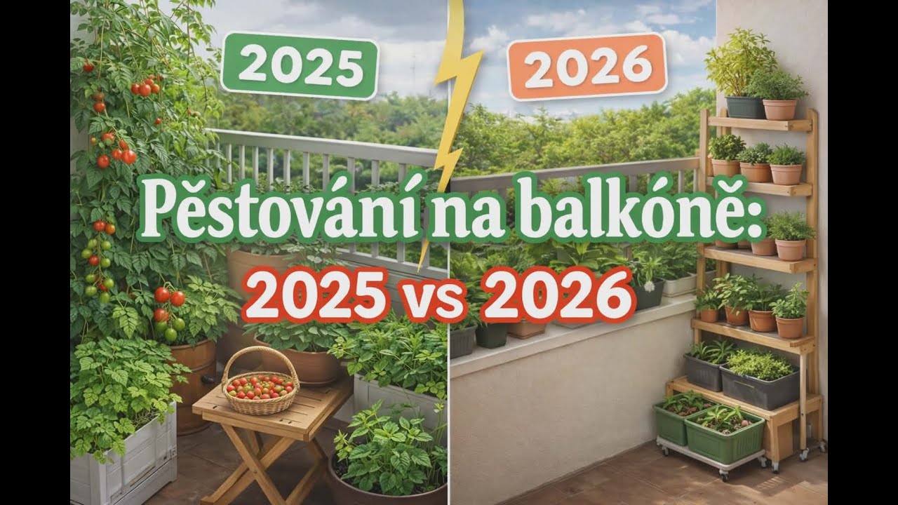 Pěstování na balkoně: shrnutí sezóny 2025 a plány na rok 2026