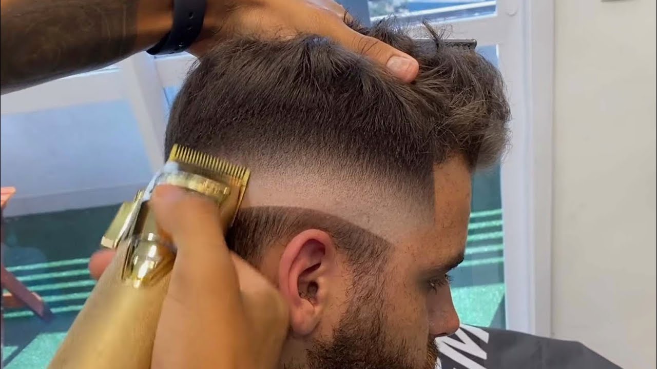 COMO FAZER DEGRADÊ EM CABELO GROSSO  -  mid fade - tutorial  ☑️