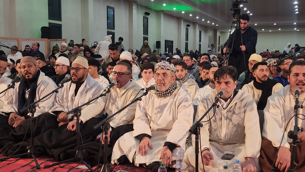 منزل الوصال طابت الجنة بمحمد بحضور شيخ الطريقة الدكتور منير القادري بودشيش بالطريقة القادرية  