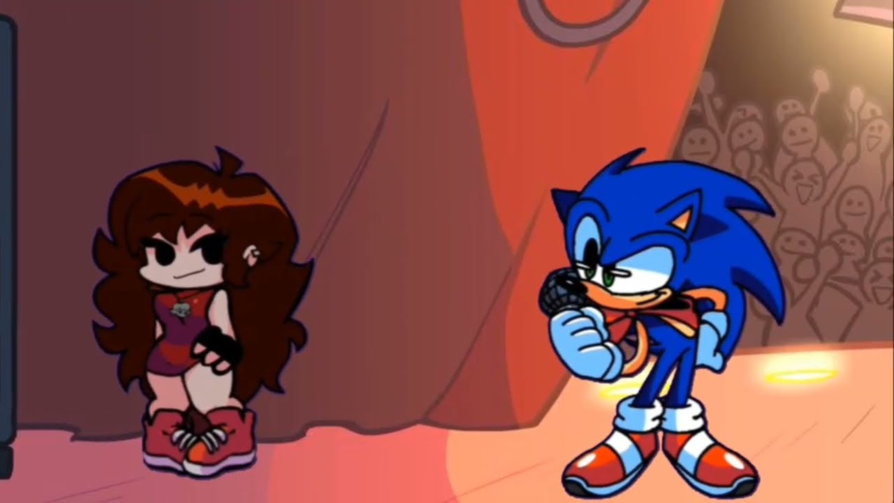 FNF Tutorial but GF Younger & Alt Sonic (ME) sings it (cover animation) (remake) 