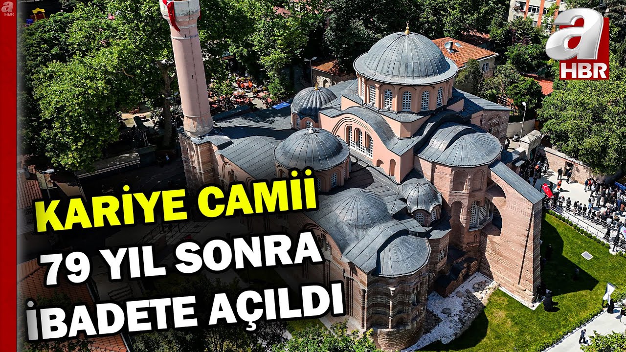 Kariye'ye Ayasofya modeli! Kariye Camii'nde 79 yıl sonra ilk ezan | A Haber