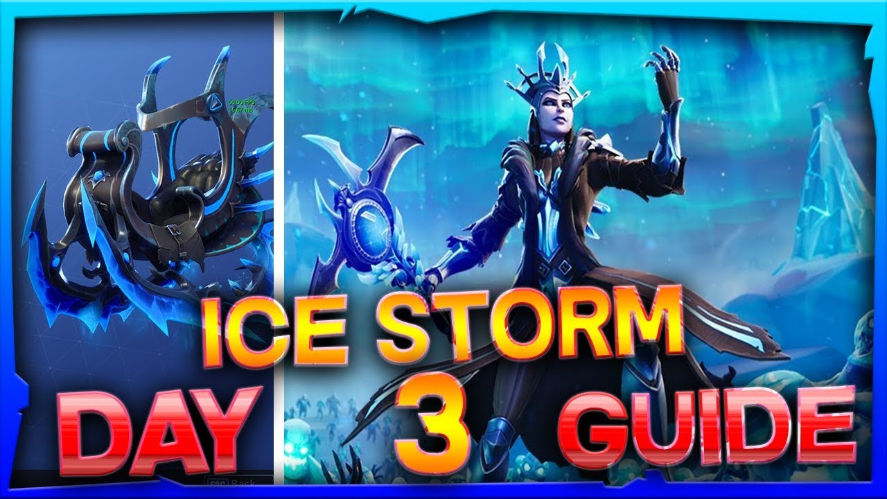 Fortnite Ice Storm Challenges Day 3 Guide And Locations