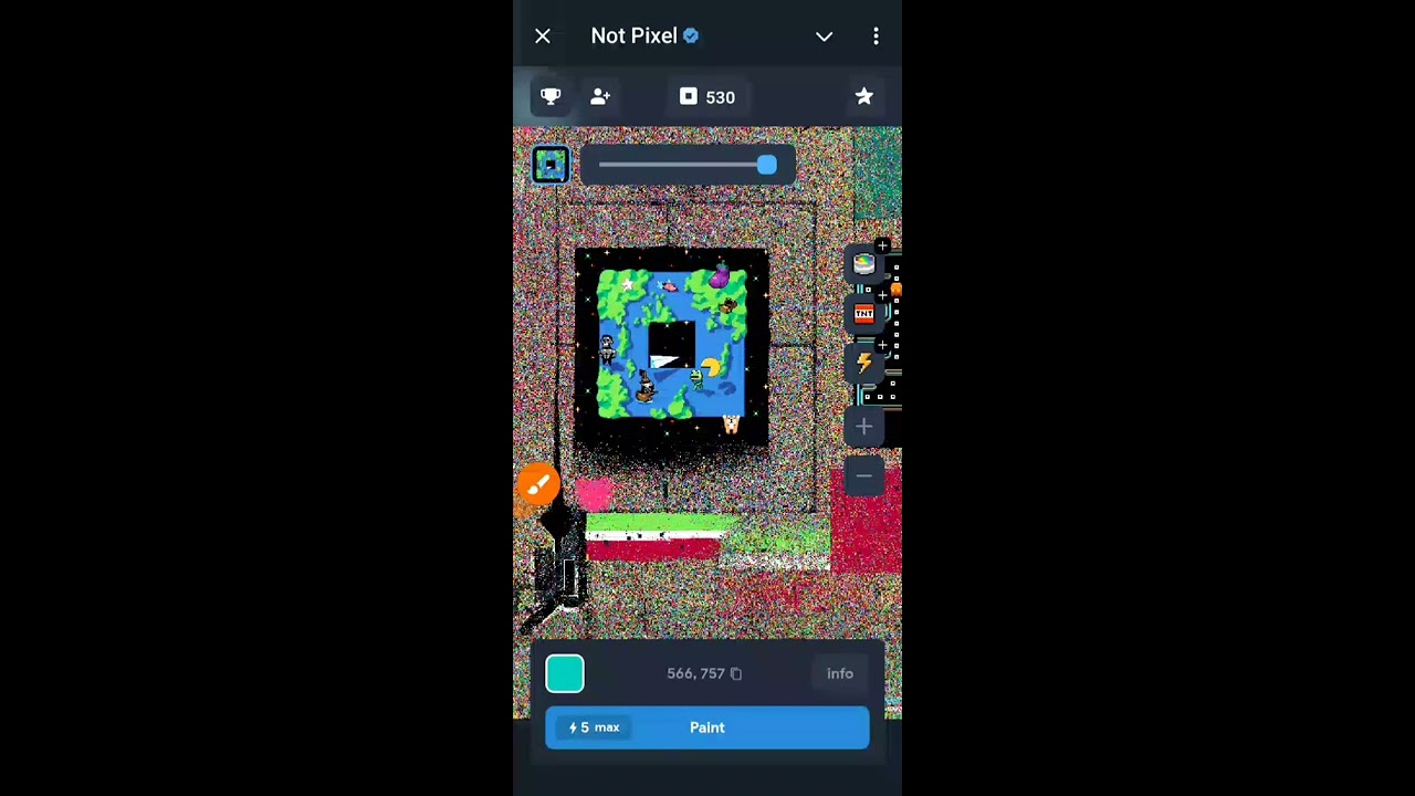 How to farm on NOT PIXEL