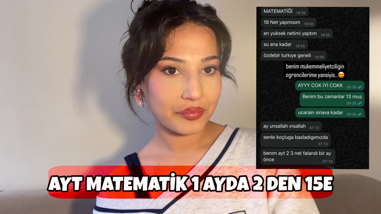Son 3 ayda ayt matematik ve tyt matematik netlerimi nasıl 20 arttırdım