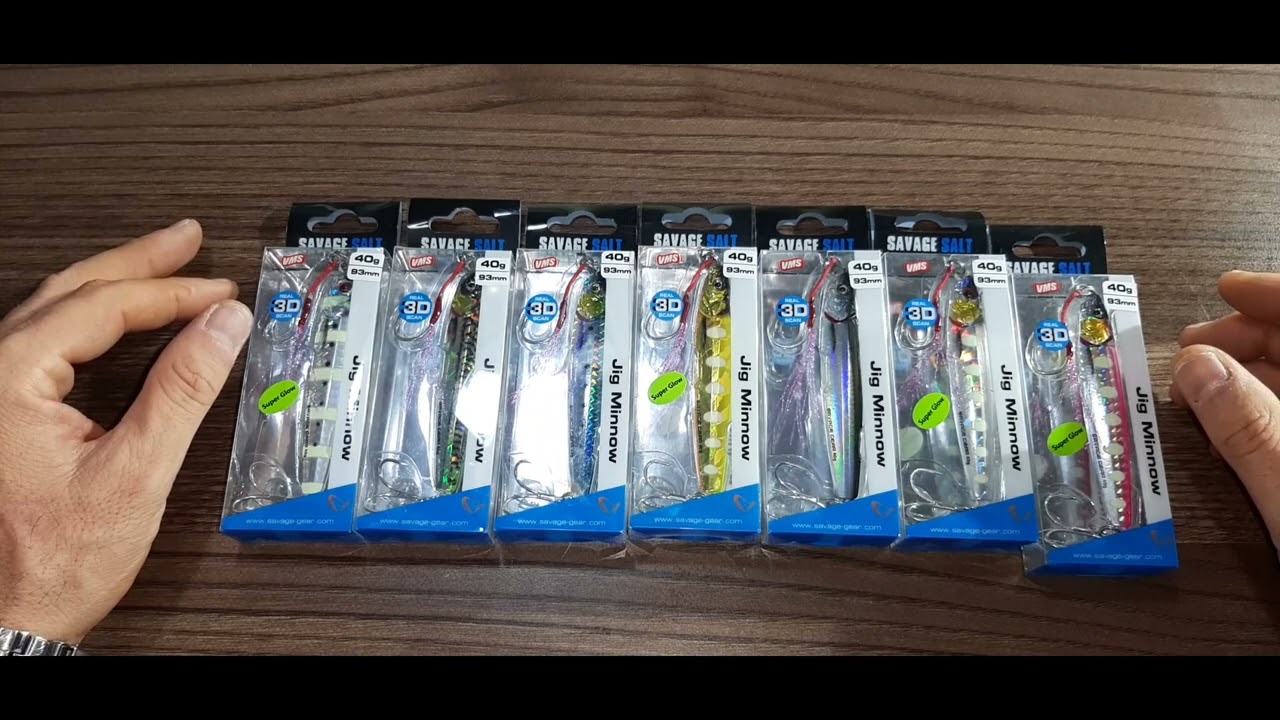 Savage Gear 3D Slim Minnow Jig 93MM