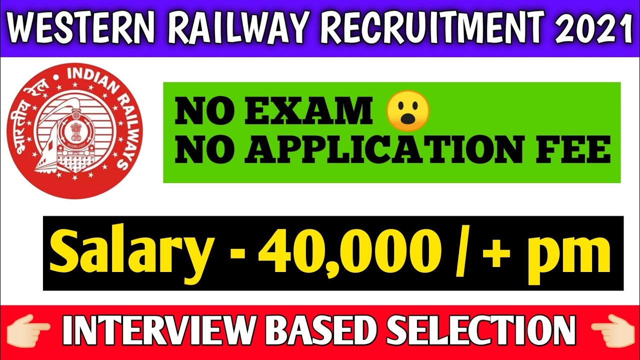 Western railway recruitment 2021 | nursing vacancy 2021 | staff nurse recruitment 2021 |