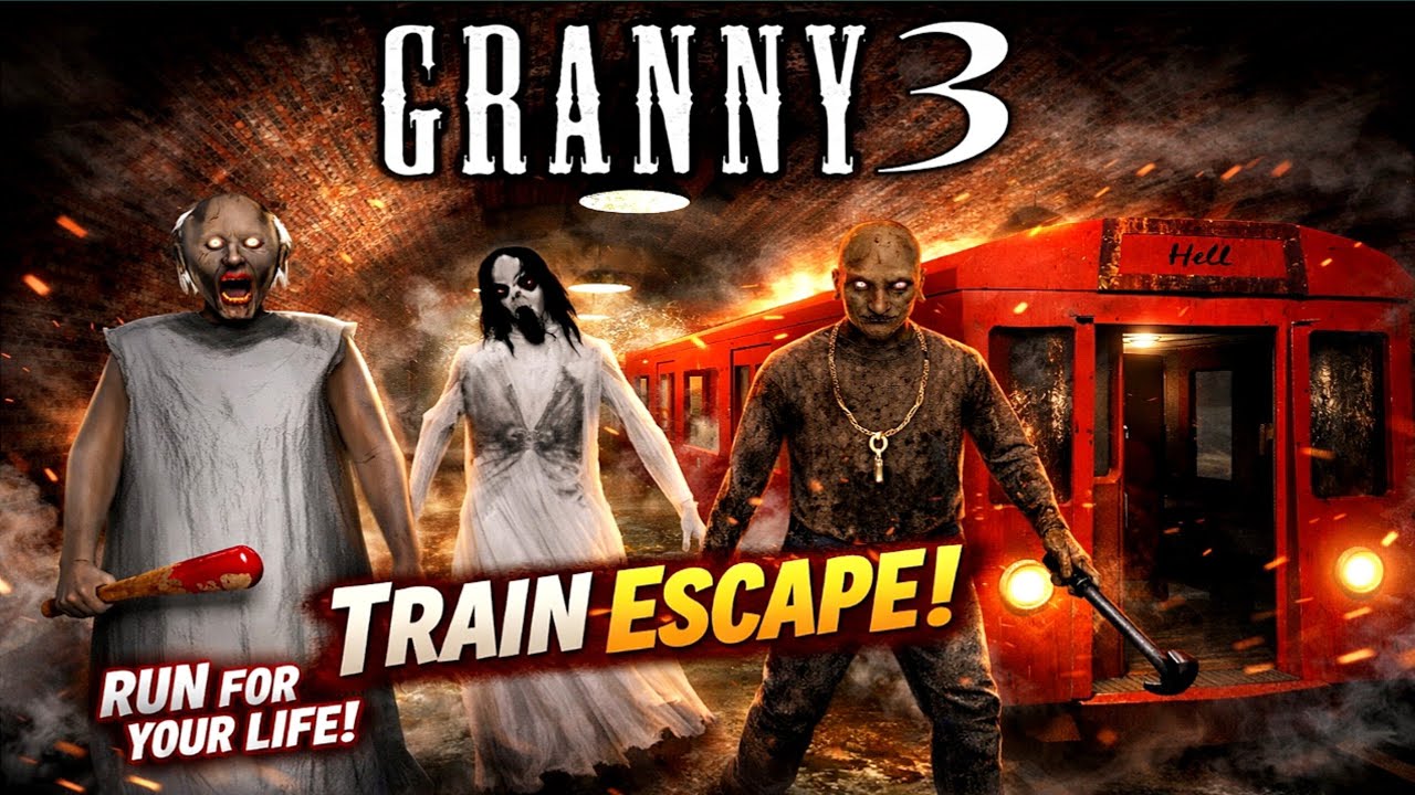 Granny 3 Train Escape… BUT EVERYTHING WENT WRONG 😱 | Nanor Gamerz | 