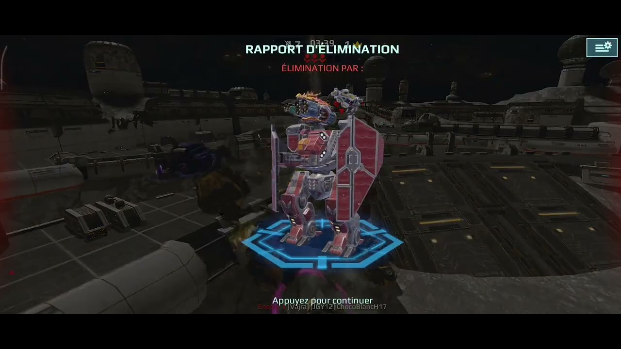 Gameplay War Robot en ligue Argent II #gaming #warrobots 