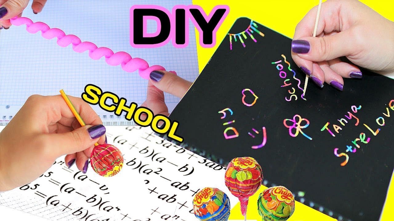 DIY В ШКОЛУ/ Бюджетные ИДЕИ  своими руками / Back To School /Tanya StreLove