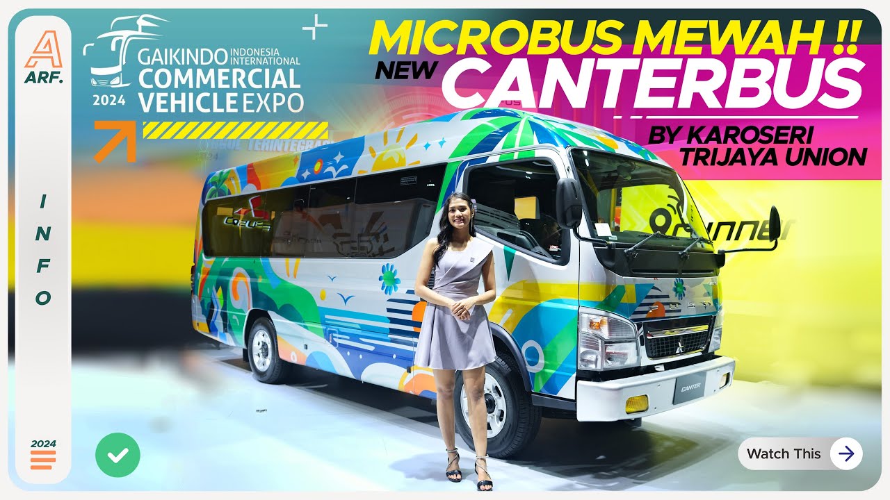 BISA DIBELI LANGSUNG DI DEALER !! Inilah FUSO NEW CANTERBUS Buatan Karoseri TRIJAYA UNION