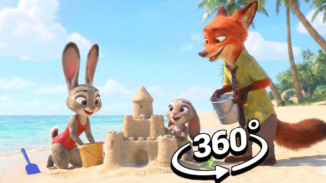 Zootopia: Judy Hopps And Nick Wilde Movie Collection Final ! VR 360°