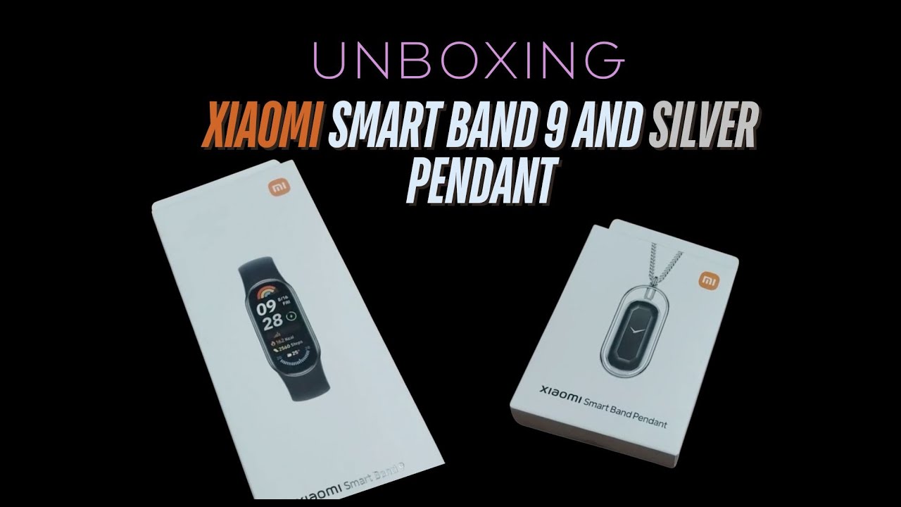 Xiaomi Smart Band 9 and Silver Pendant | Unboxing