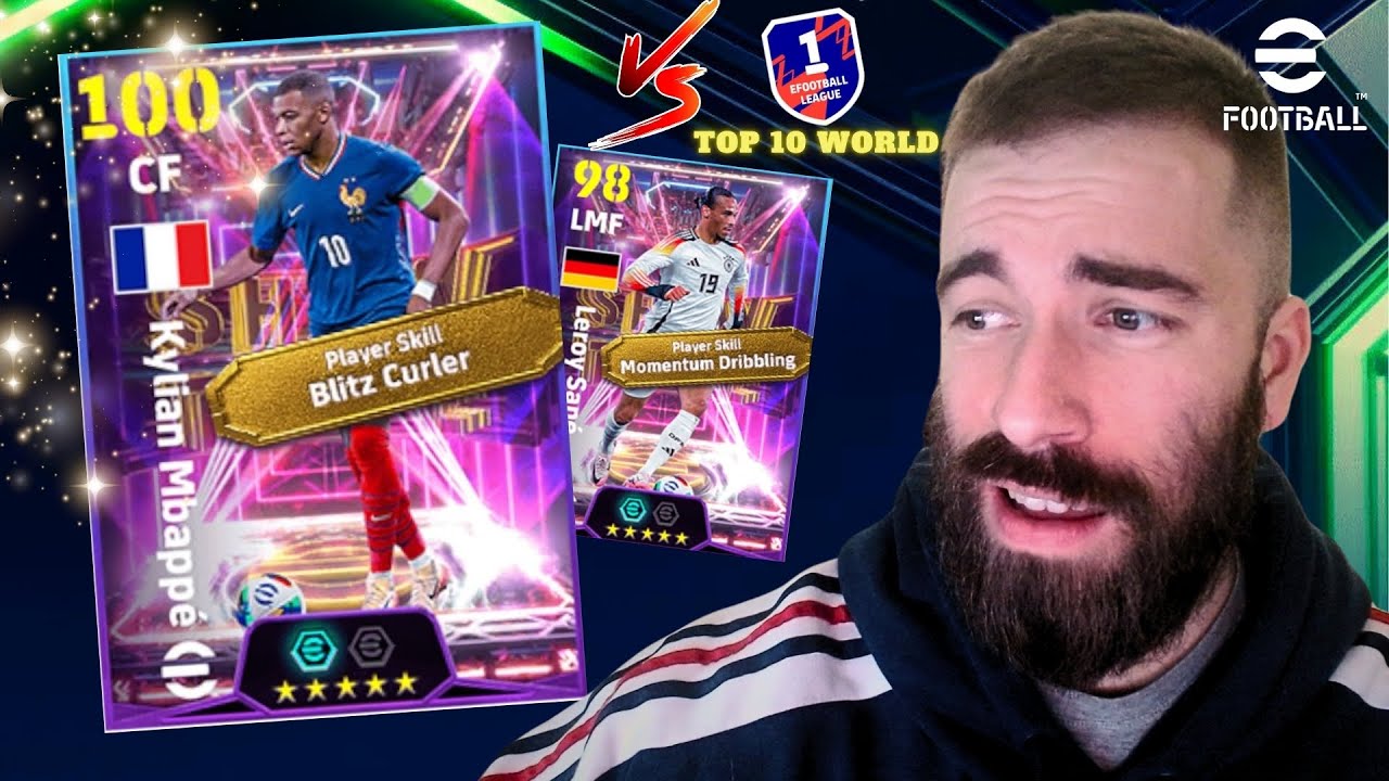 J'AFFRONTE LE TOP 10 MONDIAL EN TESTANT MBAPPE 105 BLITZ CURLER !! 🫨 EFOOTBALL 2025 DIVISION 1