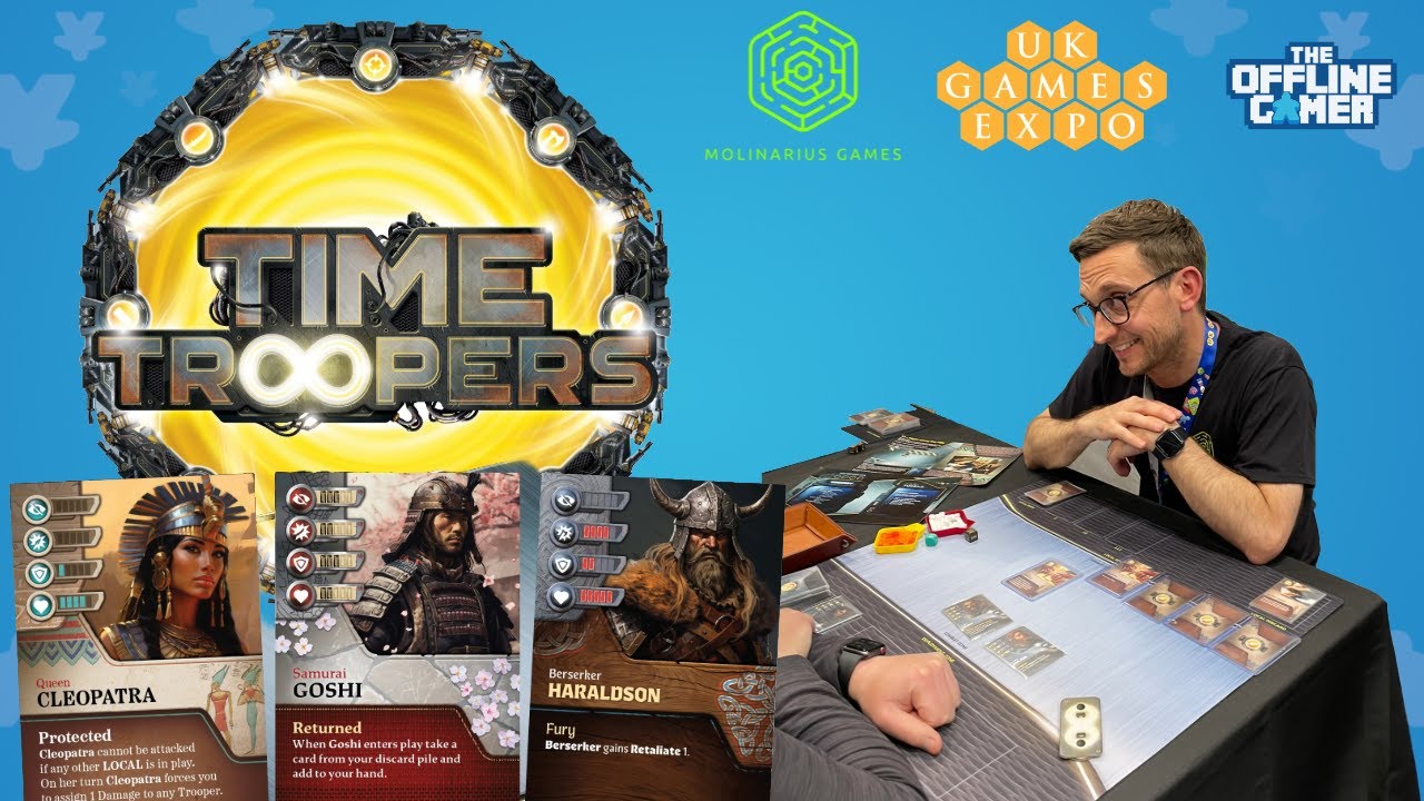 UKGE 2024 - Time Troopers Quick Playthrough (Molinarius Games)
