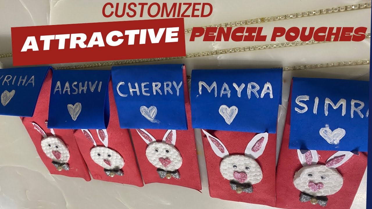 Create a Birthday Return Gift in 15 minutes | Customized Pencil pouches | Personalized Kid’s Pouches