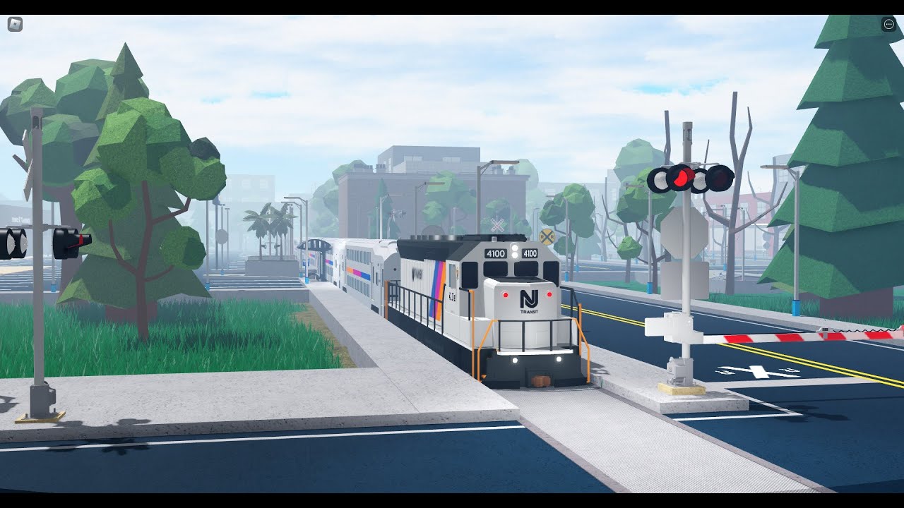 Brand New NJ Transit Train in Railway Province  (Roblox)
