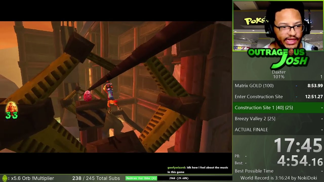Daxter 101% Speedrun in 4:09:38! (but it's actually 100%)