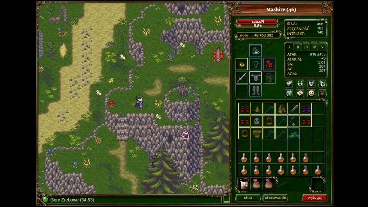 Margonem [Retro] - Old Margonem Karmazynowy Mściciel