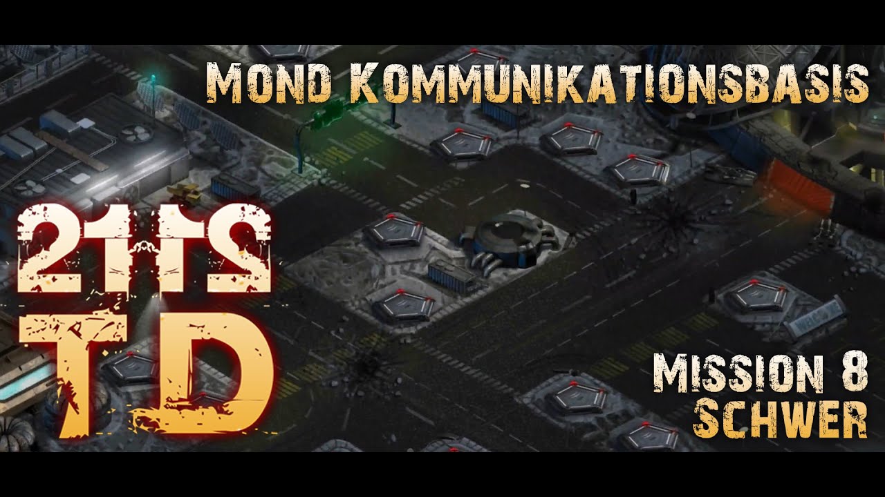 2112TD - Mission 8 Schwer - Mond-Kommunikationsbasis - Walkthrough, Gameplay, Android