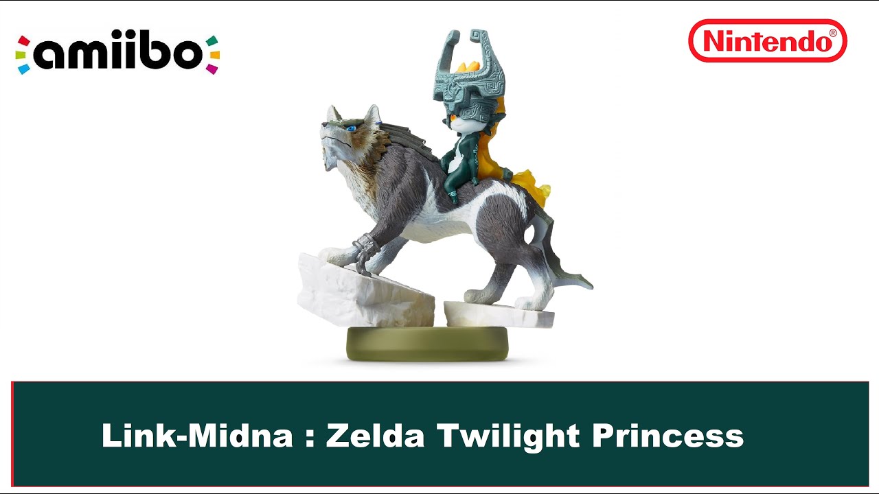 #amiibo  Link- Midna -The Legend of Zelda Twilight Princess -Nintendo Gamecube- Wii-figura