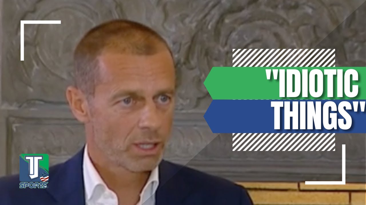 Aleksander Čeferin SLAMS 'cancer of football' violence ahead of UEFA Super Cup