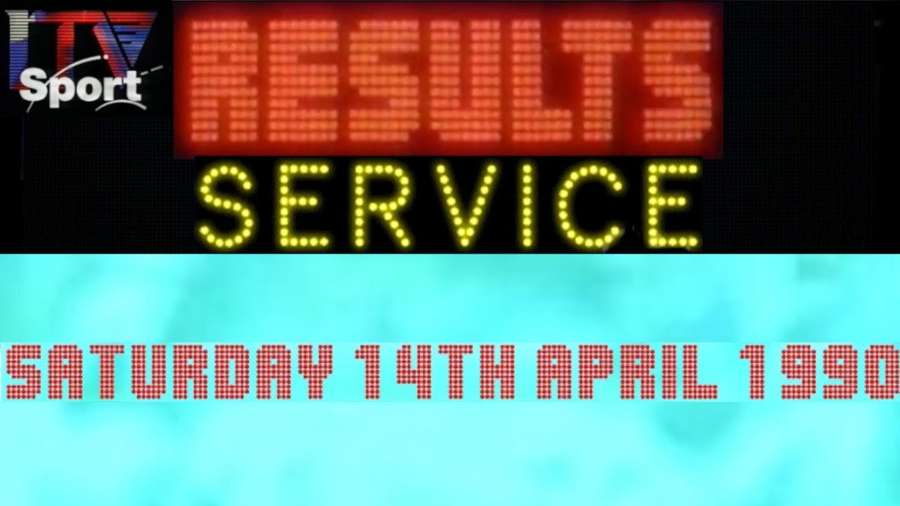 ITV RESULTS  SERVICE  14 4 1990