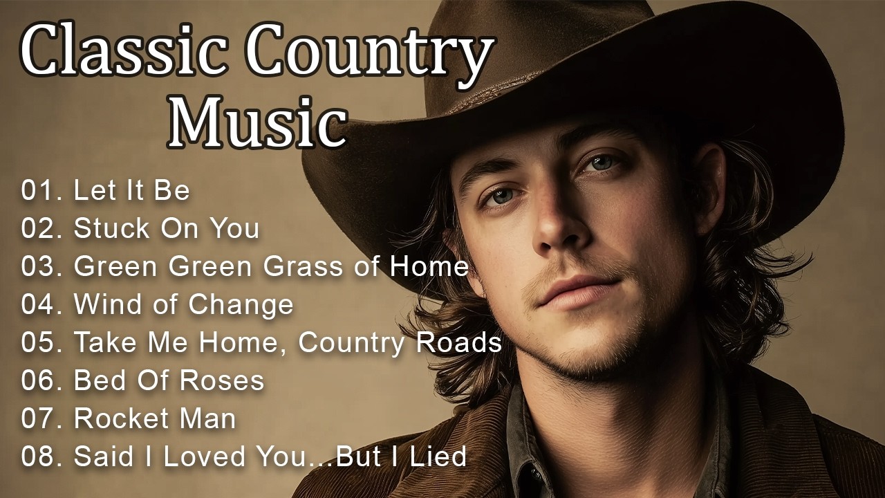 Classic Country Hits 60s–80s | Let It Be, Stuck On You, Green Green Grass of Home
