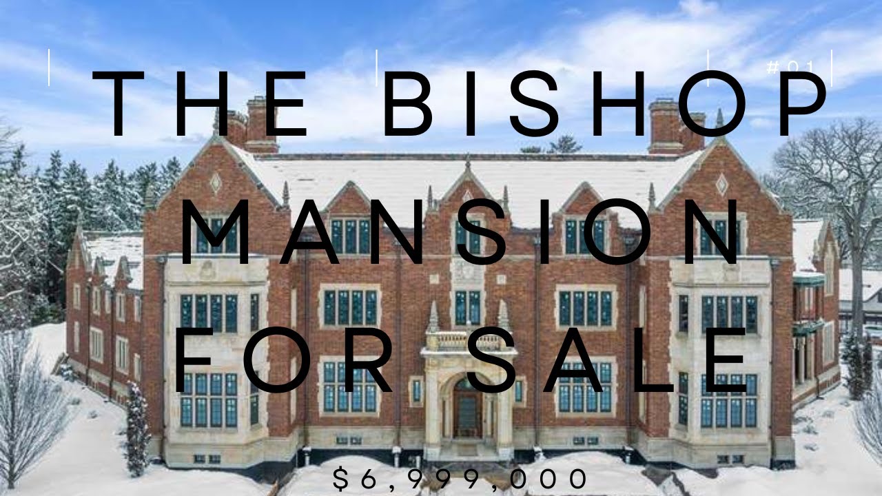 Iconic Detroit Historic Mansion for Sale. $6,999,000