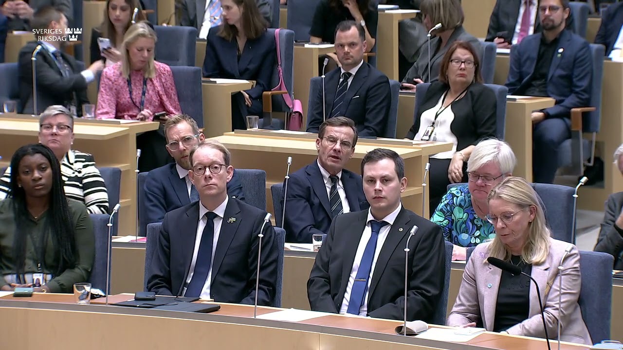 Jimmie &Aring;kesson (SD) tal vid Pr&ouml;vning av f&ouml;rslag till statsminister 2022-10-17