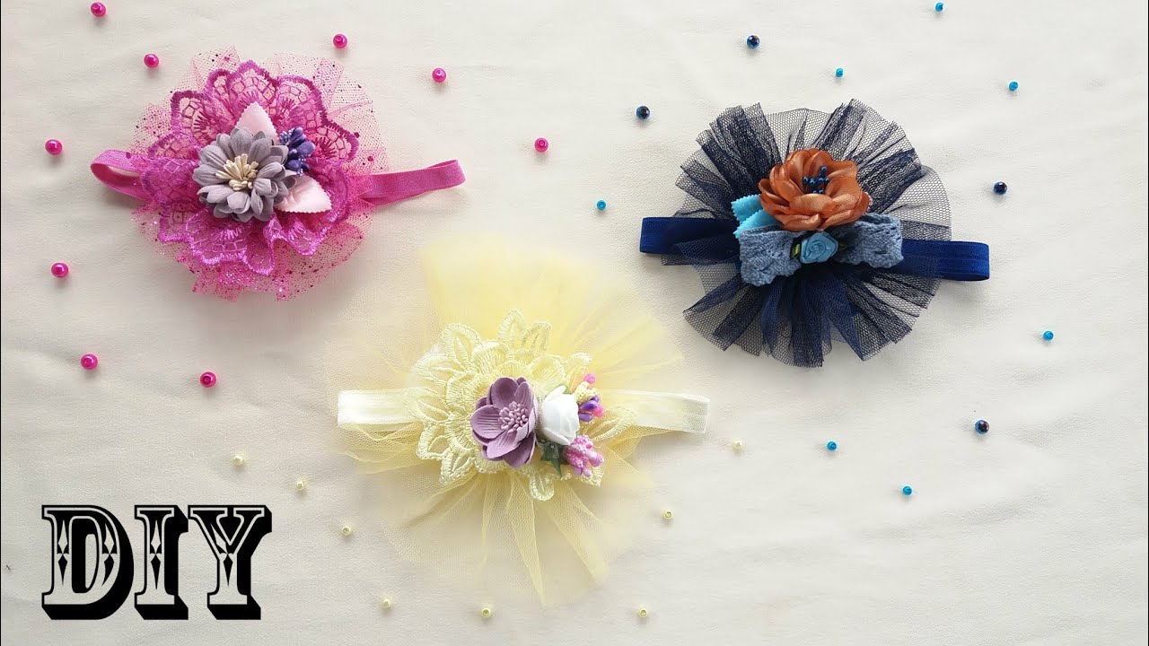 DIY Headband For Baby / Membuat Aneka Bandana Bayi
